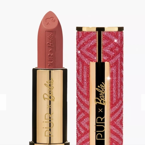 PÜR X Barbie Iconic Lips Signature Semi-Matte Lipstick